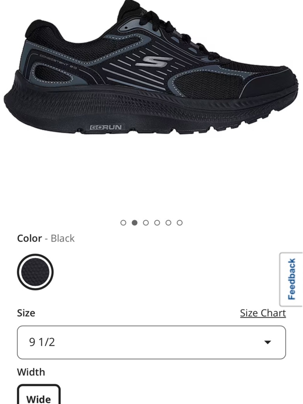 New Skechers GO RUN Men’s Black & Gray Athletic Running Shoe Extra Wide Size 14